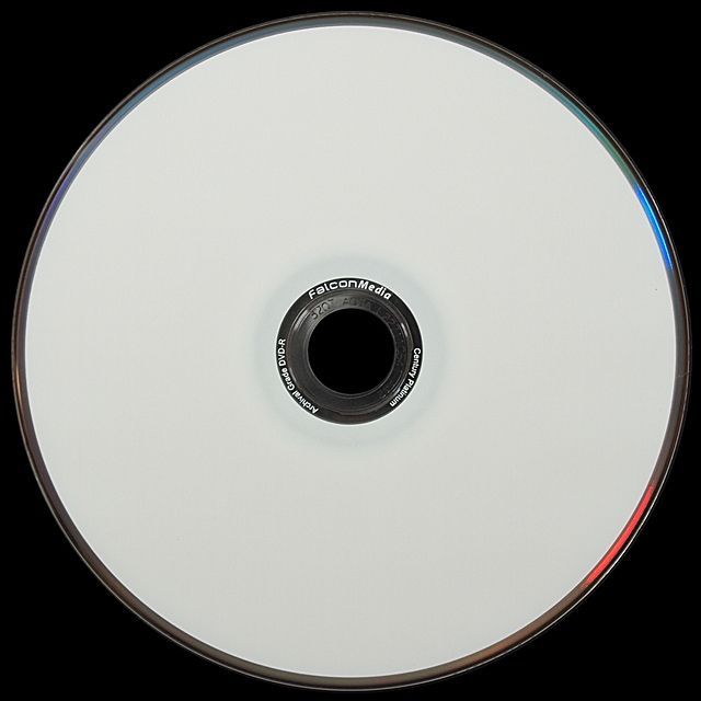 Image of Falcon Media DVD-R 8x SlimJC Archival *Platinum* UHC *SmartWhite print* TTG02 (IT9061)