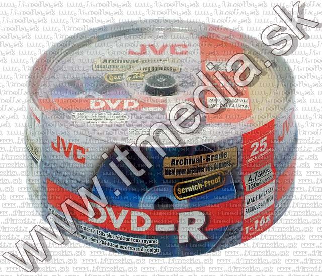 JVC DVD-R 16x 25cake *ARCHIVAL GRADE* *Taiyo* (IT4865) Image of JVC DVD-R 16x 25cake *ARCHIVAL GRADE* *Taiyo* (IT4865)
