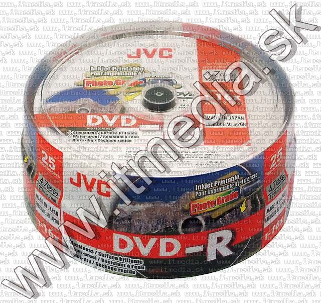Image of JVC DVD-R 16x 25cake Printable *Water Shield* *Taiyo* (IT4866)