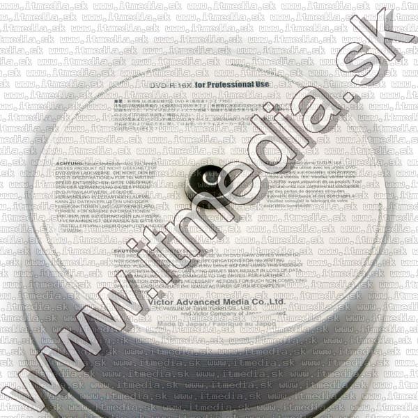 Image of JVC PRO DVD-R 16x 50cake WaterShield™ Glossy Fullprint (IT5613)