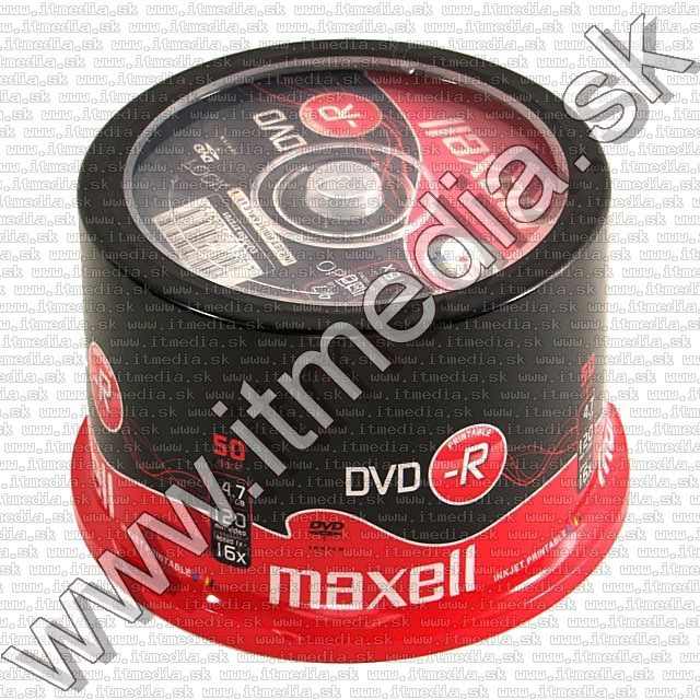 Image of Maxell DVD-R 16x 50cake *fullprint* (IT5471)