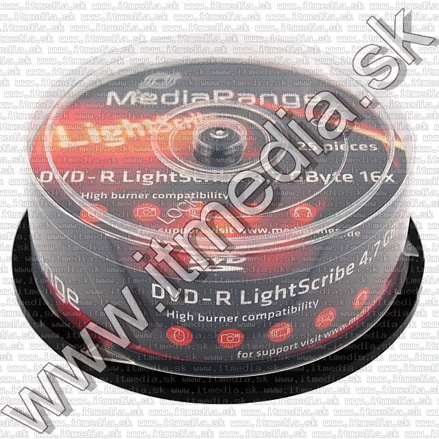 Image of Mediarange DVD-R 16x 25cake **LIGHTSCRIBE** (IT6935)