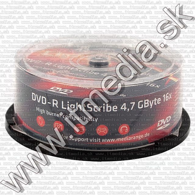 Image of Mediarange DVD-R 16x 25cake **LIGHTSCRIBE** (IT6935)