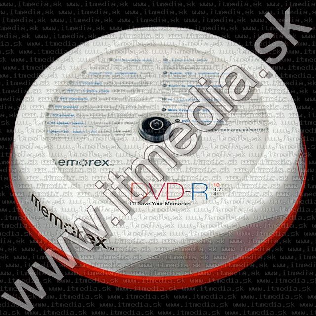 Image of Memorex DVD-R 16x 10cake *Fullprint* CMC (IT8859)