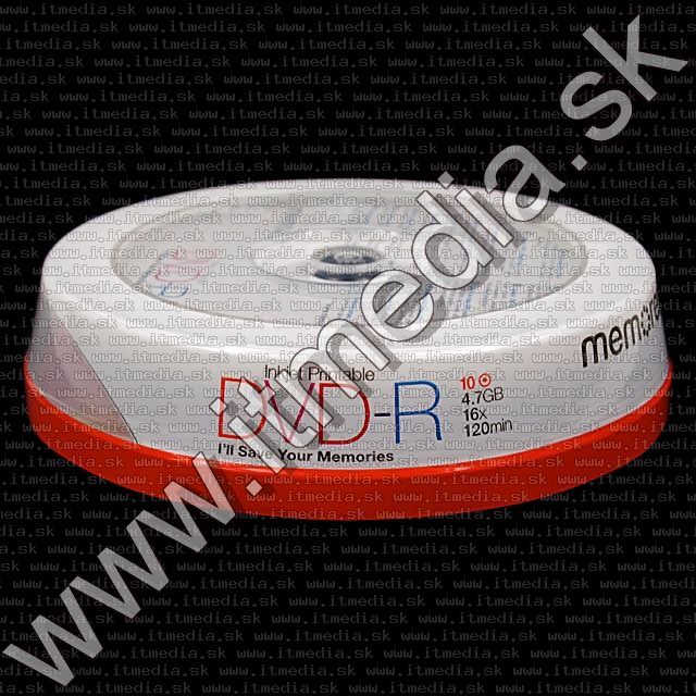 Image of Memorex DVD-R 16x 10cake *Fullprint* CMC (IT8859)