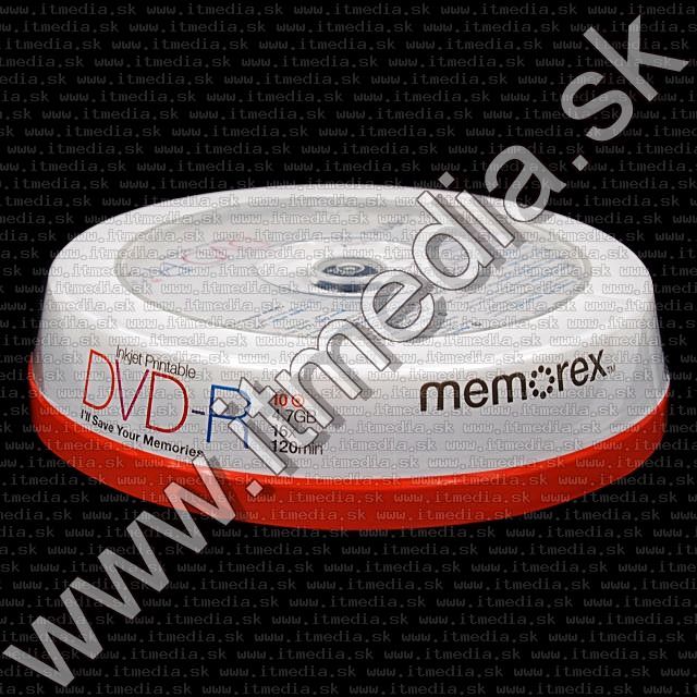 Image of Memorex DVD-R 16x 10cake *Fullprint* CMC (IT8859)