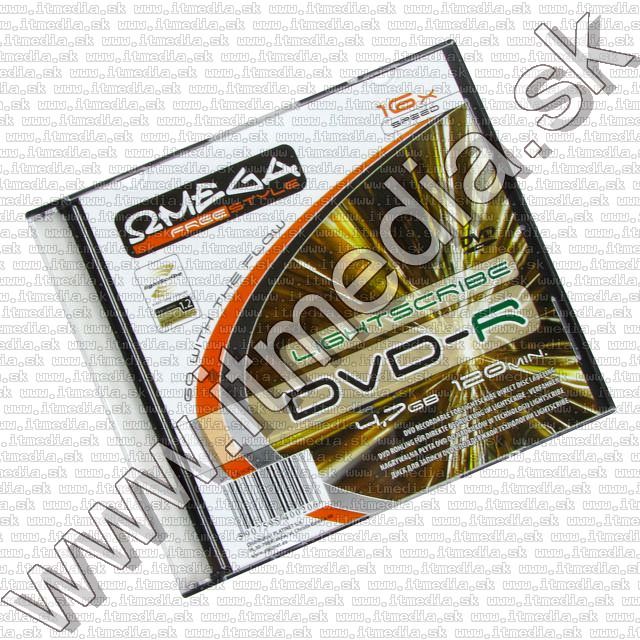 Image of Omega Freestyle DVD-R 16x SlimJC **LIGHTSCRIBE** v1.2 10pk (IT7158)