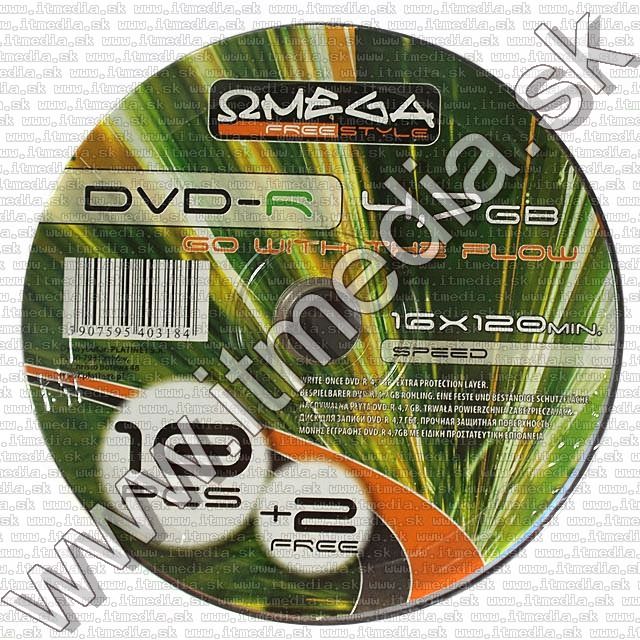 Image of Omega Freestyle DVD-R 16x 10+2cw !Info (IT3805)