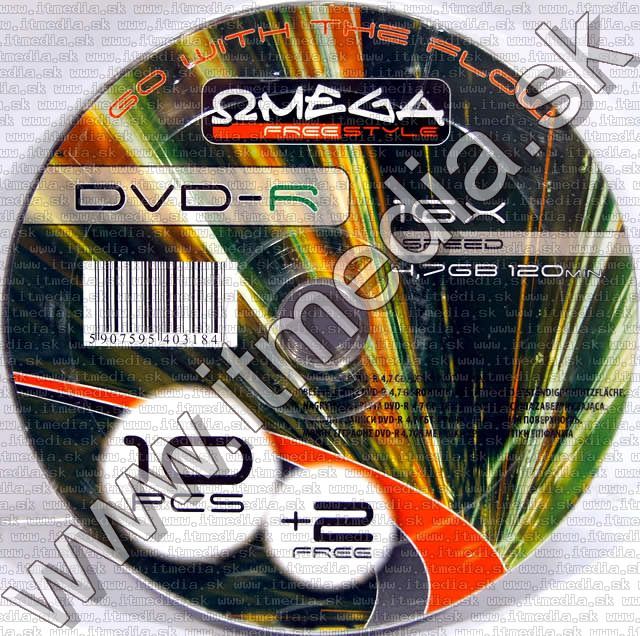 Image of Omega Freestyle DVD-R 16x 10+2cw !Info (IT3805)