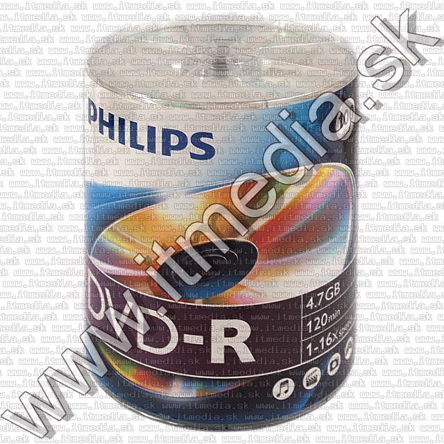 Image of Philips DVD-R 16x 100cw (IT7264)