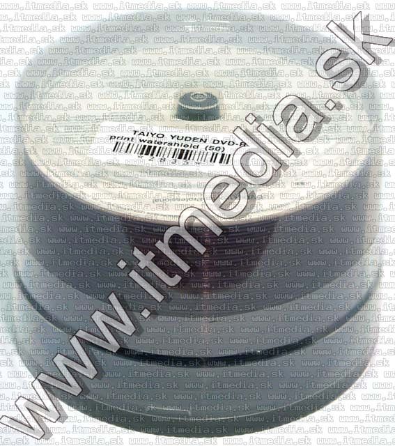 Image of Taiyo Yuden DVD-R 16x 50cake *Printable Water Shield* (IT3780)