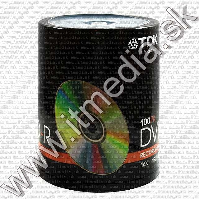 Image of TDK DVD-R 16x 100cake (IT5025)