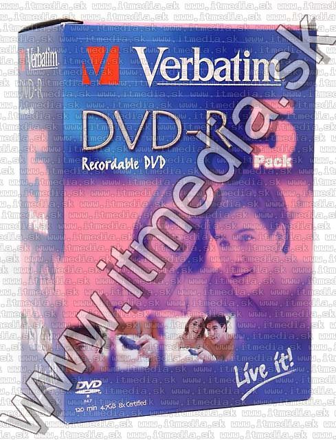 Image of Verbatim DVD-R 8x **DVD BOX** 5-pack (43194) (IT4888)