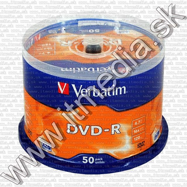 Image of Verbatim DVD-R 16x 50cake (43548) *Taiwan* (IT7880)