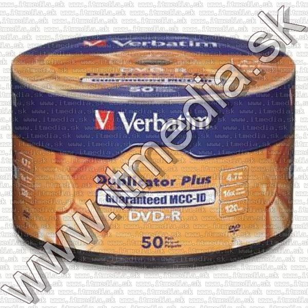 Image of Verbatim DVD-R 16x **50cw** **Duplicator Plus** MCC (98376) (IT11030)