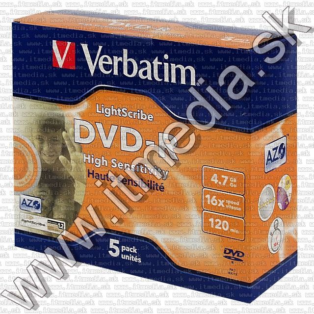 Image of Verbatim DVD-R 16x **LIGHTSCRIBE** NormalJC (IT3889)