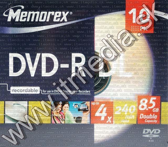 Image of Memorex DVD-R DualLayer 4x 10SlimJC (IT4405)