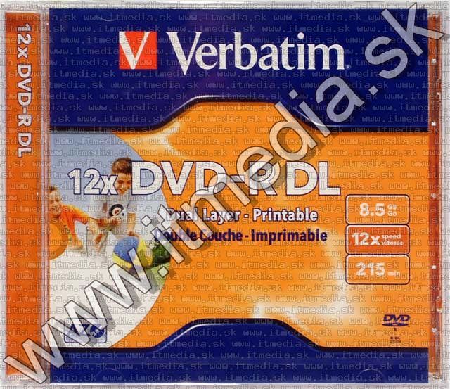 Image of Verbatim DVD-R *printable* DualLayer 12x NormalJC (IT4566)