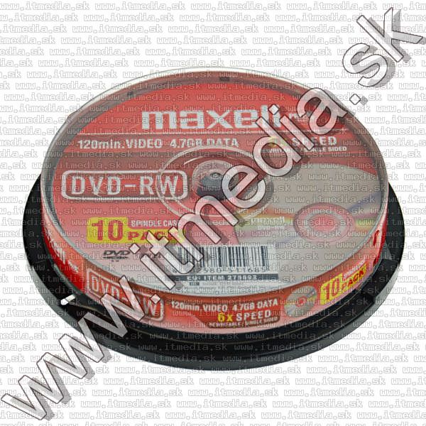 Image of Maxell DVD-RW 6x 10cake (IT12933)