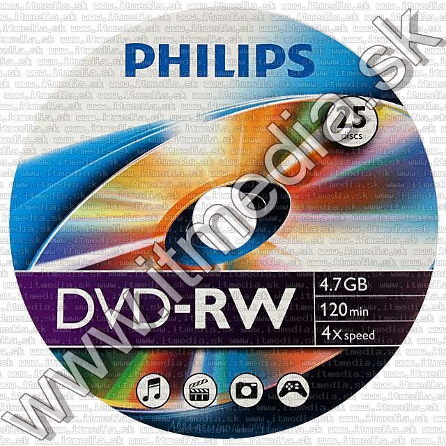 Image of Philips DVD-RW 4x 25cake (IT8258)