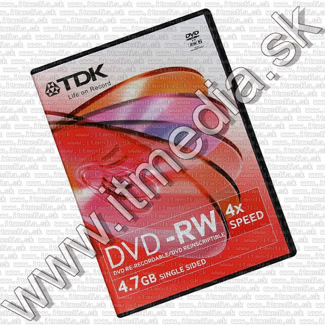 Image of TDK DVD-RW 4x dvdbox (IT7267)