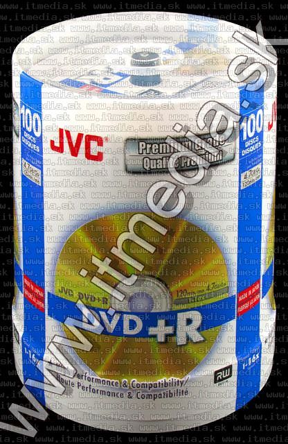 Image of JVC DVD+R 16x 100cake *standard* *Taiyo* (IT5552)