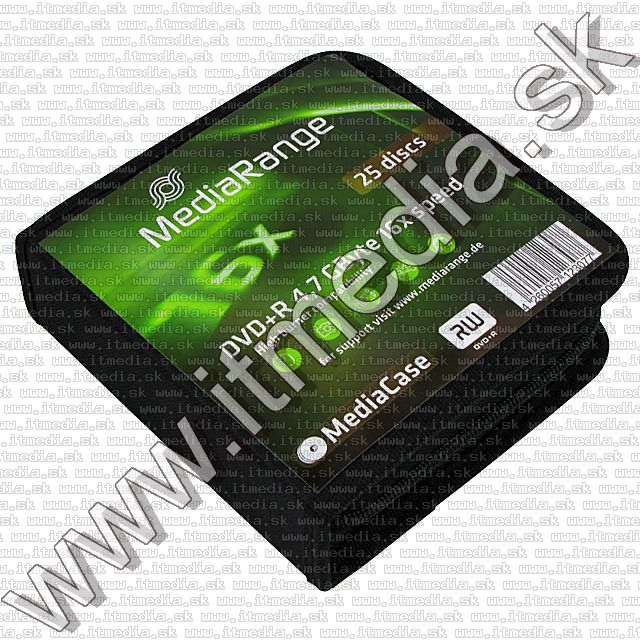 Image of Mediarange DVD+R 16x 25cw MediaCase (IT7021)