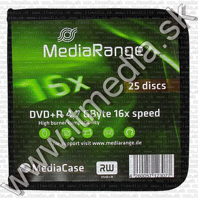 Image of Mediarange DVD+R 16x 25cw MediaCase (IT7021)