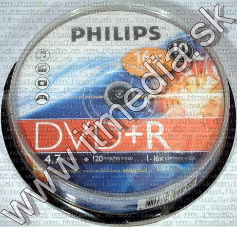 Image of Philips DVD+R 16x 10cake (IT2412)