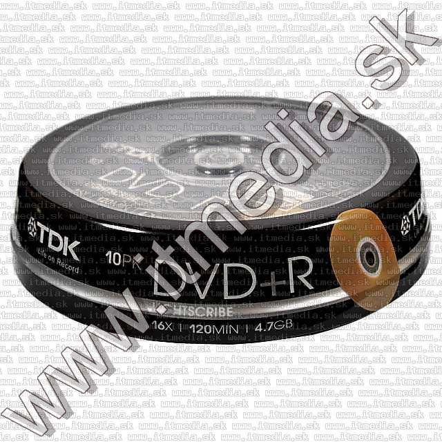 Image of TDK 16x DVD+R 10cake **LIGHTSCRIBE** (IT7727)