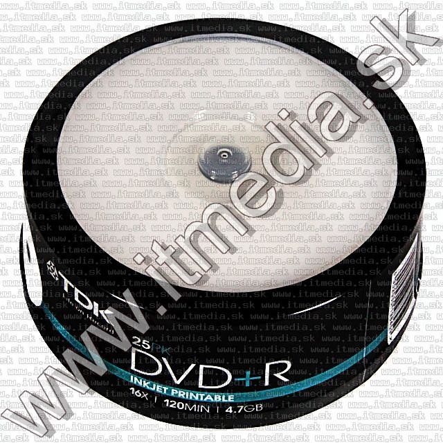 Image of TDK DVD+R 16x ****PRINTABLE**** 25cake (IT5319)