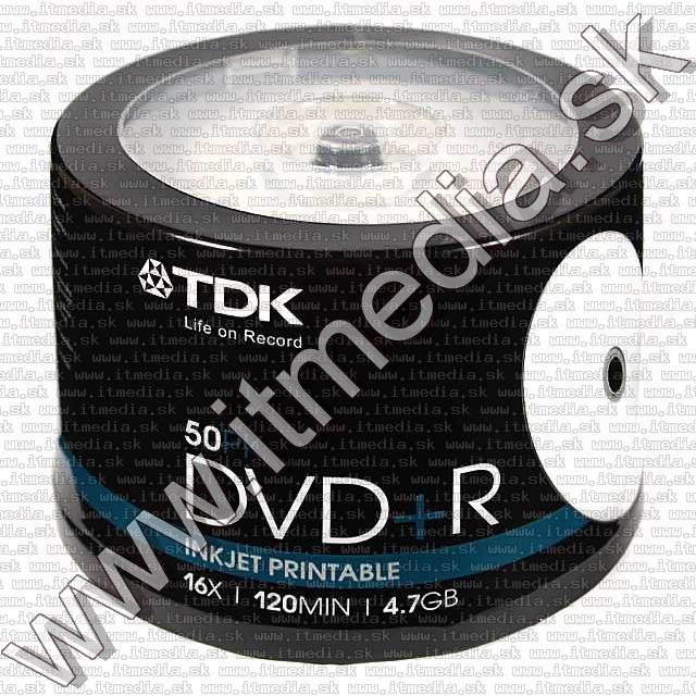 Image of TDK DVD+R 16x ****PRINTABLE**** 50cake (IT5318)
