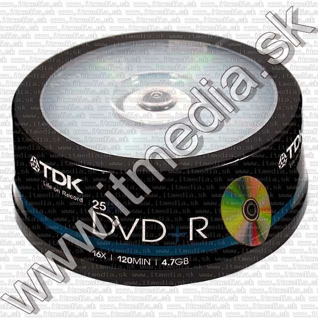 Image of TDK DVD+R 16x ***25cake*** (IT4549)