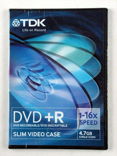 Image of TDK DVD+R 16x *Slim DVDBOX* (IT6805)