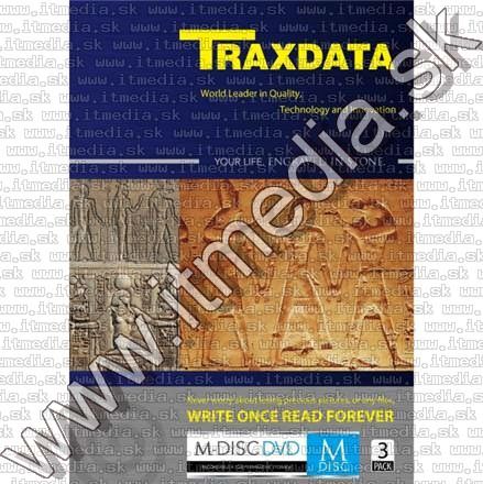 Image of Traxdata M-DISC DVD 4x Dvdbox 3pack *1000year* !info (IT9409)