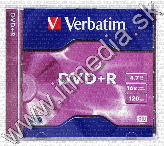 Image of Verbatim DVD+R 16x ---NormalJC--- (43497) (IT5424)