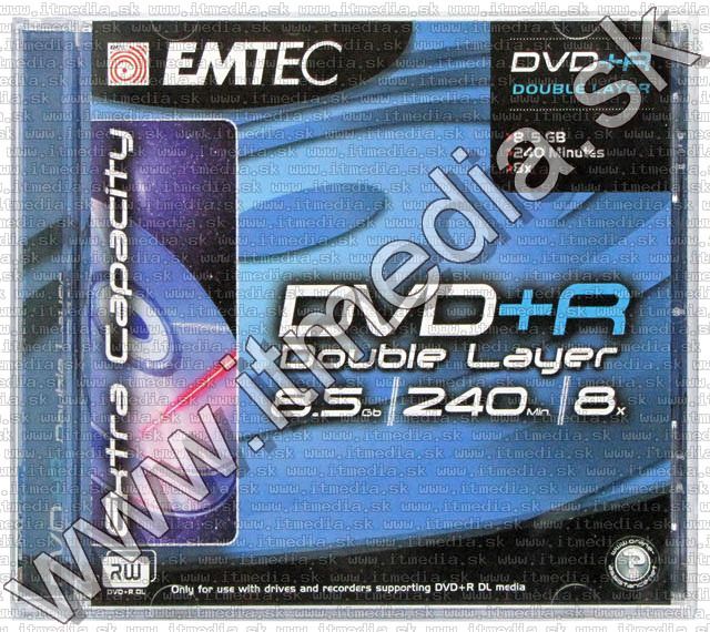 Image of Emtec DVD+R Double Layer 8x NormalJC (IT5696)