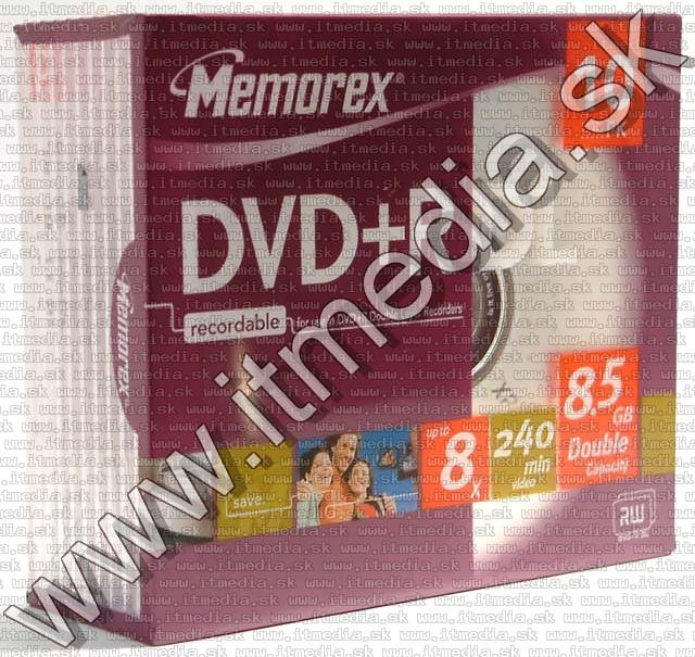 Image of Memorex DVD+R Double Layer 8x SlimJC (IT3900)