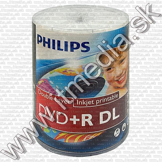 Image of Philips DVD+R Double Layer 8x 100cw *Print* (IT7263)