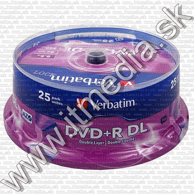 Verbatim DVD+R Double Layer 8x 25cake (43757) UAE (IT8747) Image of Verbatim DVD+R Double Layer 8x 25cake (43757) UAE (IT8747)