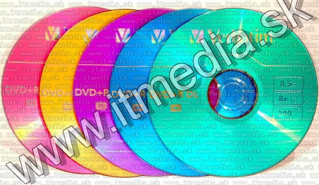 Verbatim DVD+R Double Layer 8x SlimJC *COLOR* 5pack (IT6340) Image of Verbatim DVD+R Double Layer 8x SlimJC *COLOR* 5pack (IT6340)
