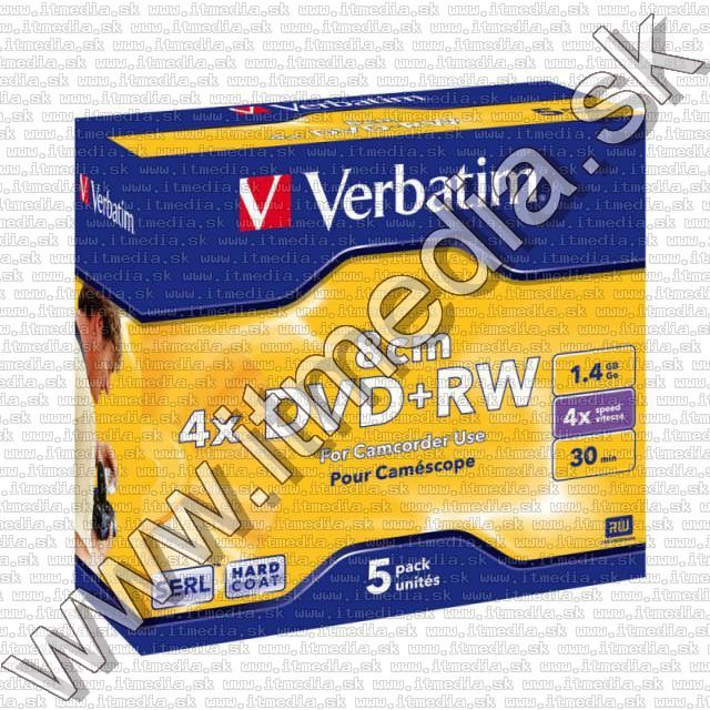 Image of Verbatim ***mini 8cm***DVD+RW 4x maxijc 1.4GB (IT2218)