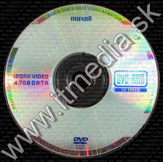 Maxell DVD-RAM 1 side Paper (IT5842) Image of Maxell DVD-RAM 1 side Paper (IT5842)