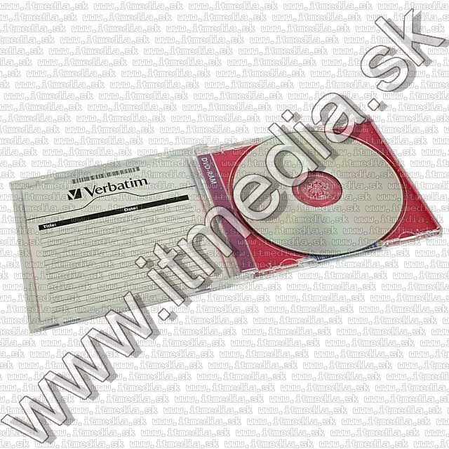 Image of Verbatim DVD-RAM 1 side 5x NormaJC (43529) (IT7706)