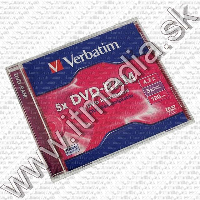 Image of Verbatim DVD-RAM 1 side 5x NormaJC (43529) (IT7706)