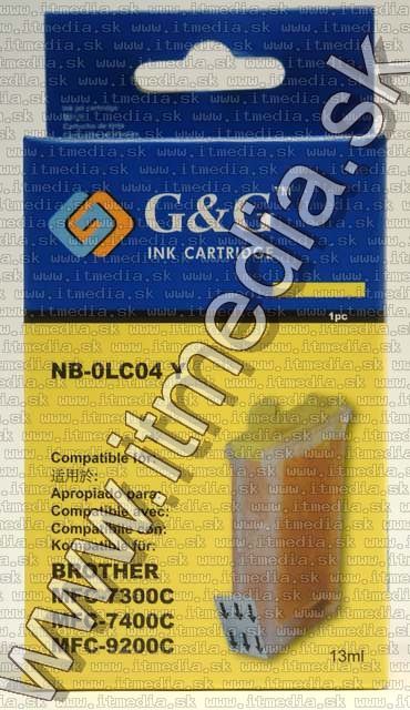 Image of Brother ink (GnG) LC04 yellow 13ml (IT4812)