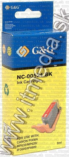 Image of Canon ink (GnG) CLI-521 Black *No Chip* (IT4237)