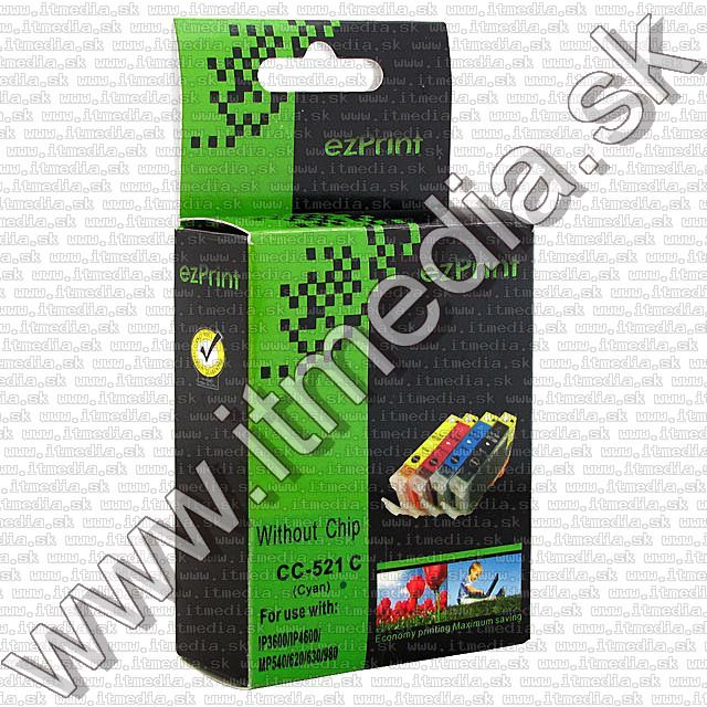 Image of Canon ink (ezPrint) CLI-521 Cyan *No Chip* (IT6826)