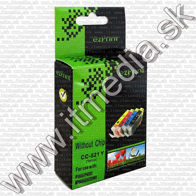 Image of Canon ink (ezPrint) CLI-521 Yellow *No Chip* (IT6828)