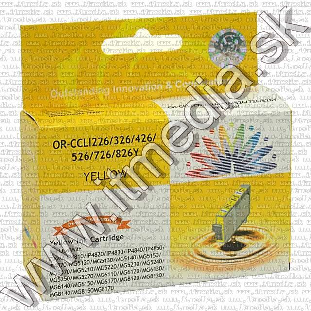 Image of Canon ink (itmedia) CLI-526 Yellow *No Chip* (IT7623)